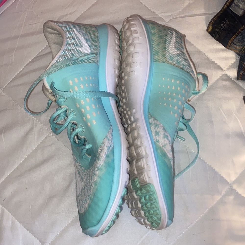 Mint color Nikes